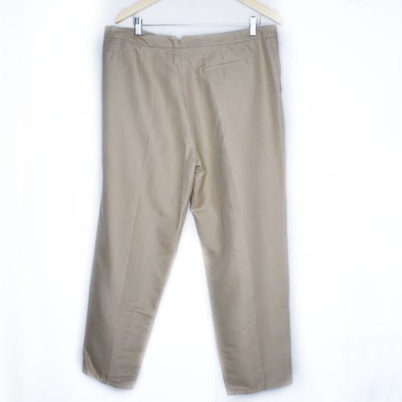 Burberry London Melville Pleated Pants in Honey - Picture 3 of 7